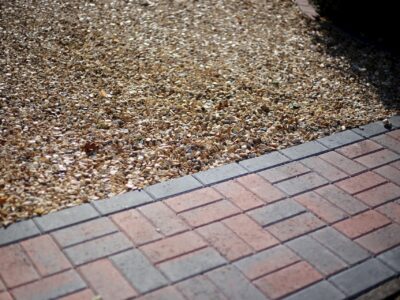 Block paving driveway in North Wales