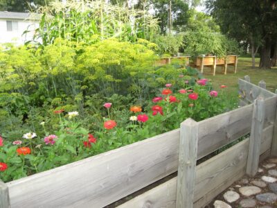 Flower bed installation North Wales