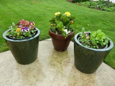 Patio paving seating areas in North Wales