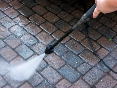 Pressure washing driveways North Wales
